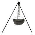 Camping Outdoor Cast Iron Cooking Tripod For Camp Fire Dutch Oven Pot Pan Hold